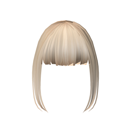 Blonde Boxy Bangs Roblox item