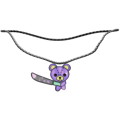 Purple Bear Necklace 1.0 | Roblox Item - Rolimon's