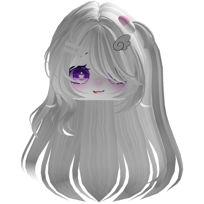 cute White Hair emo cute anime y2k