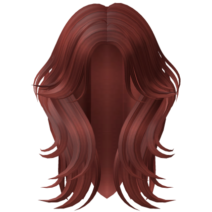 Popstar Messy Girl Hair (red) Roblox item