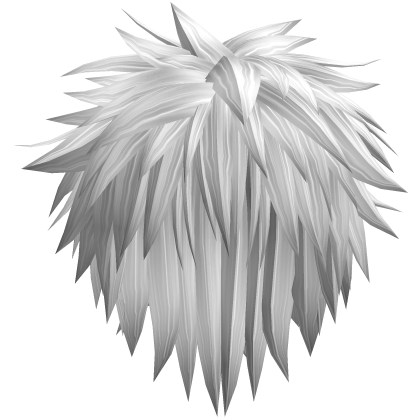 White Spiky Messy Scene Emo Hair 29. 