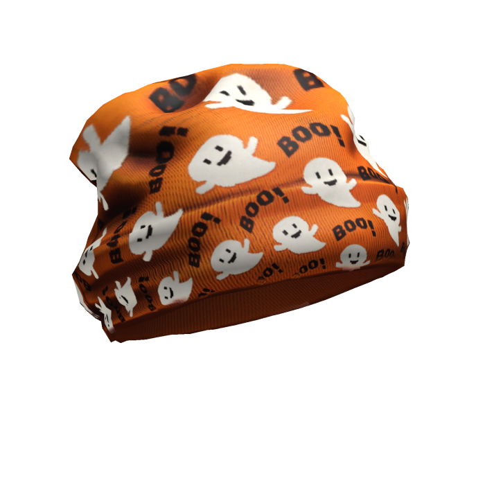 Y2K Orange Halloween Ghost Skully 👻