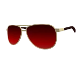 Red Aviator Sunglasses
