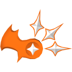 Orange Celestial Diadem