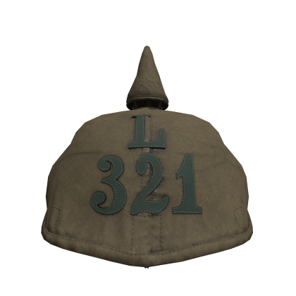 German 321st Landwehr Inf. Late Pickelhaube Cover
