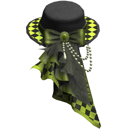 Green Regal Steampunk Side Top Hat