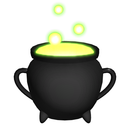 [GLOW] halloween witch soup green Roblox item