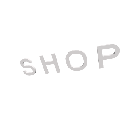 3D letters for shop
