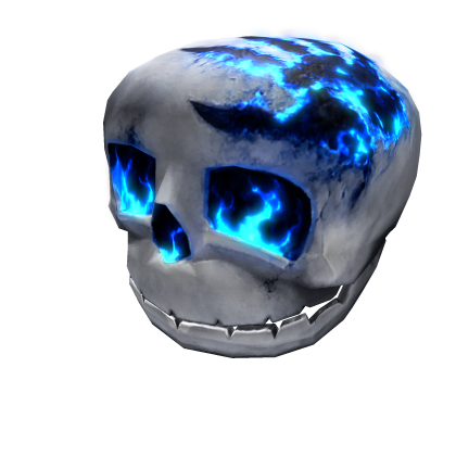Scorched Riddling Skull (blue version)