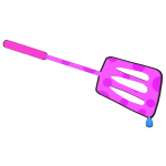Neon Pink Sponge Spatula