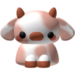 Cute chocolate cow ♡