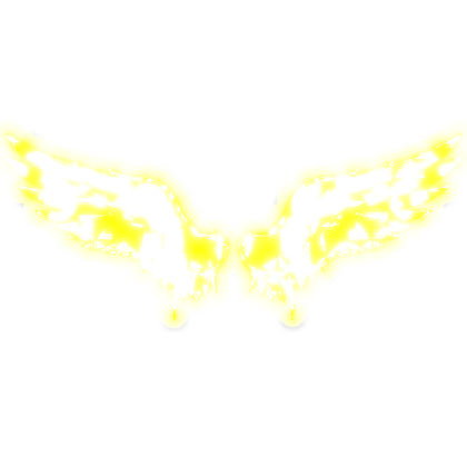 Animated Glowing Angel Wings - Emissive Gold