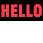 Just wanted to say hello