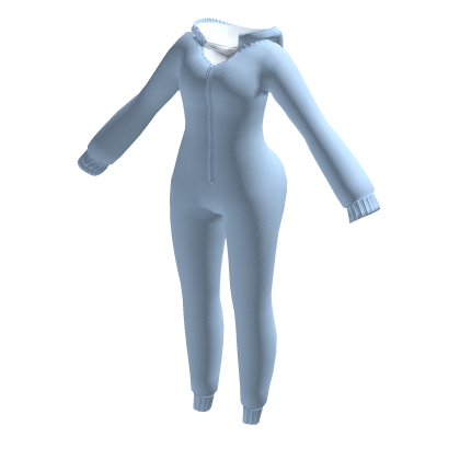 💙 Cute Blue Onesie Romper Pajamas thumbnail