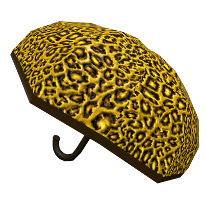 [CODE: MY2] Y2K Leopard Umbrella w/ Shiny Texture