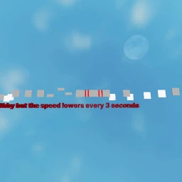 Obby, But The Speed Lowers Every 3 Seconds icon