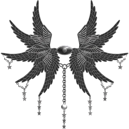Back Hair Clip] Silver Seraphim Angel Wings | Roblox Item - Rolimon's