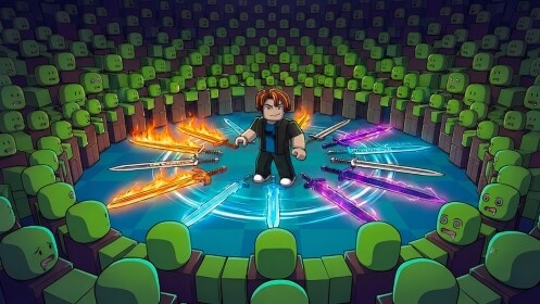 Merge Swords And Kill Zombies!