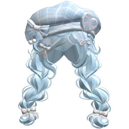 ♡ Christmas Preppy Holiday Braids (Blue)