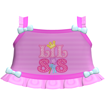 cute pink lil sis tweencore cutecore top