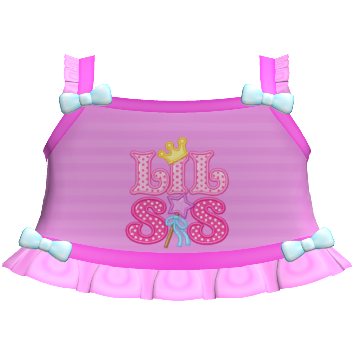 cute pink lil sis tweencore cutecore top