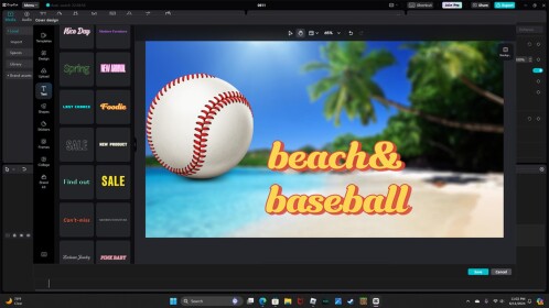 beach & baseball