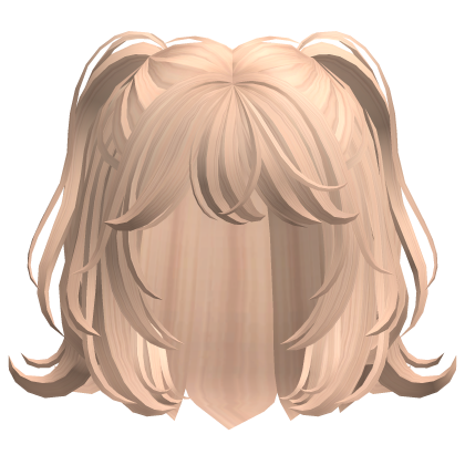 Cute Half up Half Down Pigtails(Blonde) Roblox item