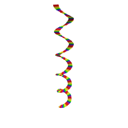 Rainbow stairs