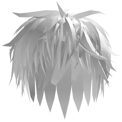 White Messy Bed Hair