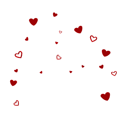 Red Heart Confetti