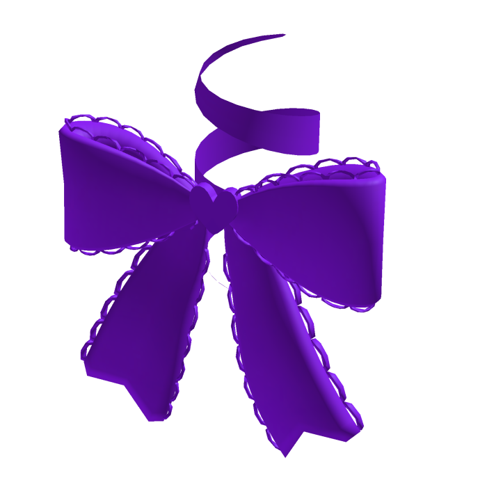 Pastel Purple Coquette Ribbon Bow (for Korblox)