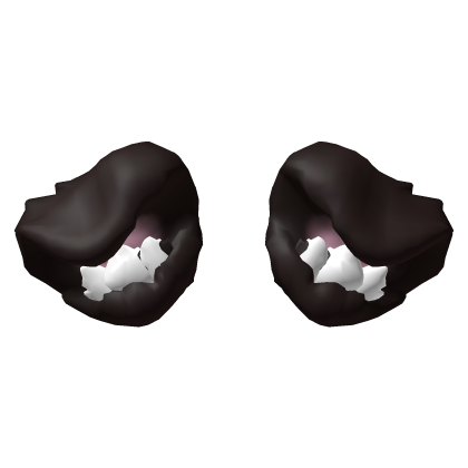 . ‿ ♡ fluffy kemono puppy big dog ears dark brown Roblox item