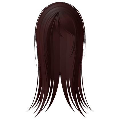 ♰ vampire goth emo wispy long straight hair
