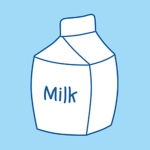 blue milkshake