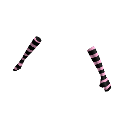 Y2K Emo Arm Warmers Pink and Black