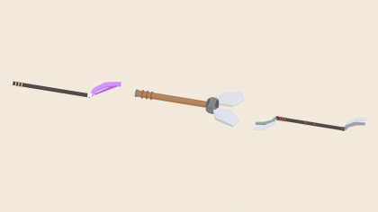 Low Poly Axe Pack x30 Scythe Fantasy Battle preview 4
