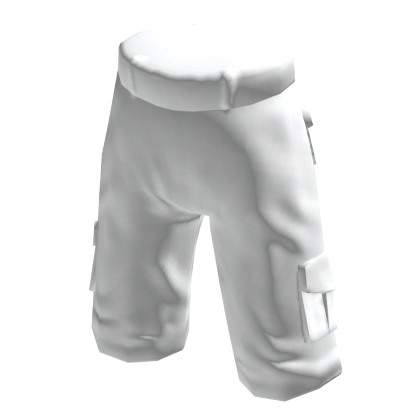 White Cargo Shorts thumbnail