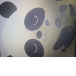 The cute Panda's