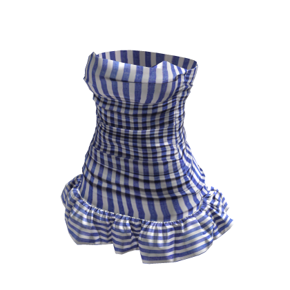 Blue Lines Sweet Bloom Dress thumbnail