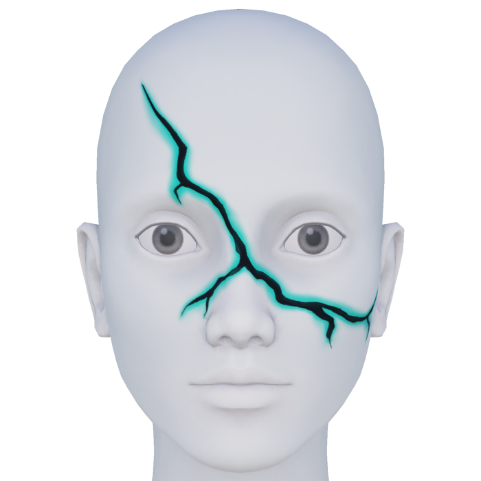 Blue Lightning Void Scar Right