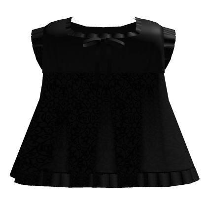 3.0 gothic babydoll dress / black