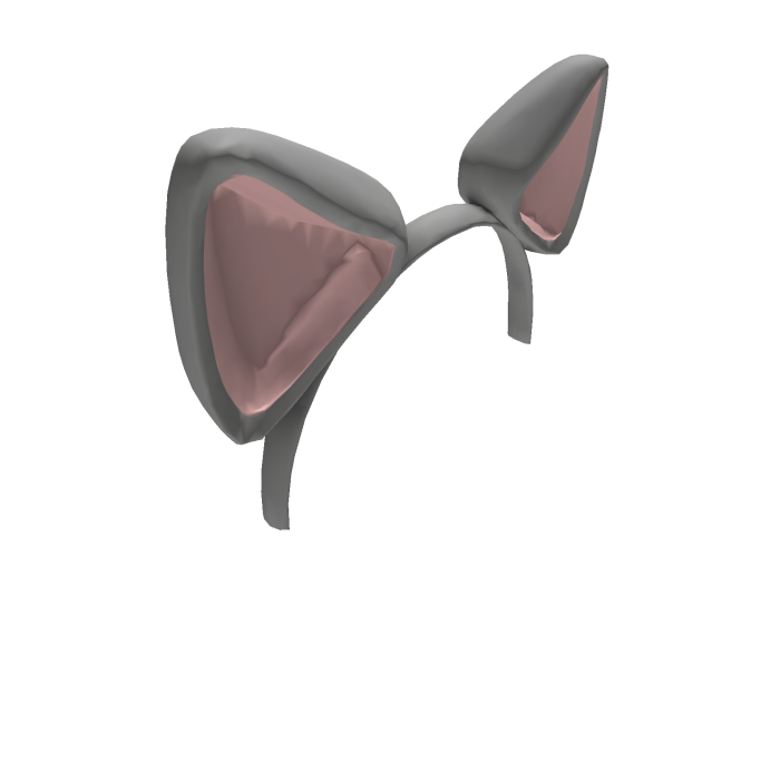grey kitty ears