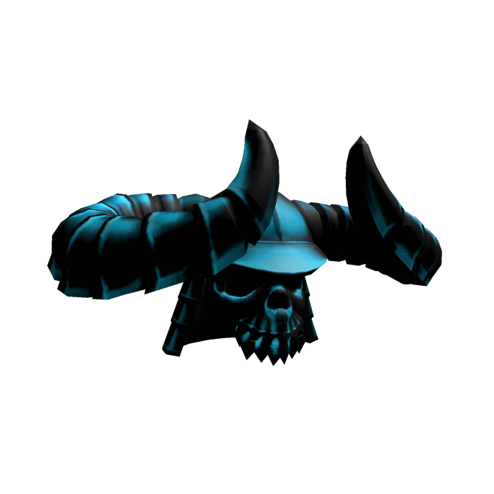 (WORKING) Flaming Pink Horned Helmet | Cyan