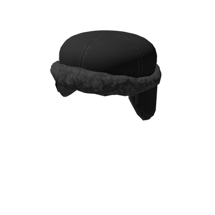 Black Fur Trapper Hat