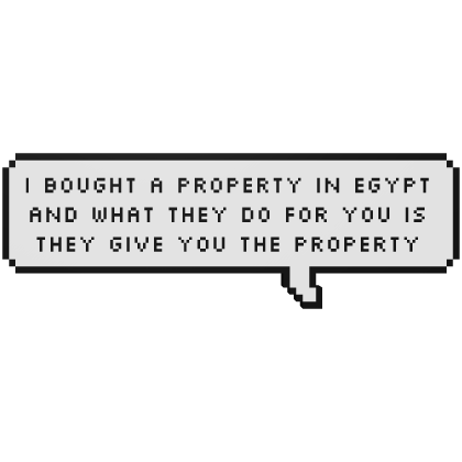 egyptian property chat bubble thumbnail