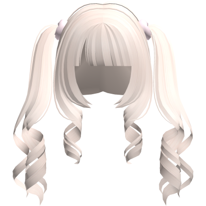 curly cute jirai kei blonde hime pigtails Roblox item
