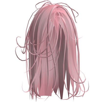 Pink Long Messy Wispy Emo Girl Hair Vkei 116. Roblox item