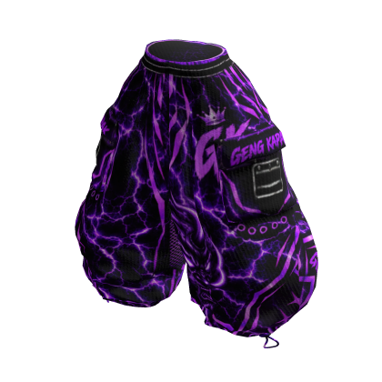 PANTS BAGGY PURPLE PUNK