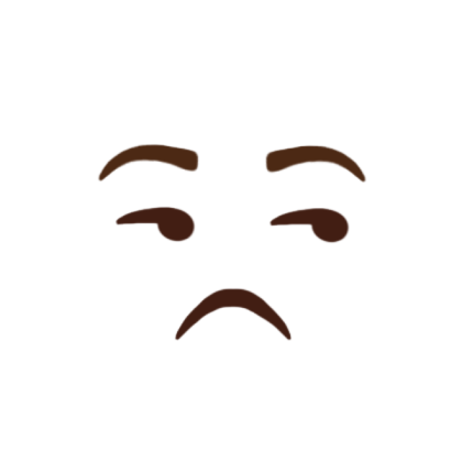 Emoji_Face_Unamused Roblox decal