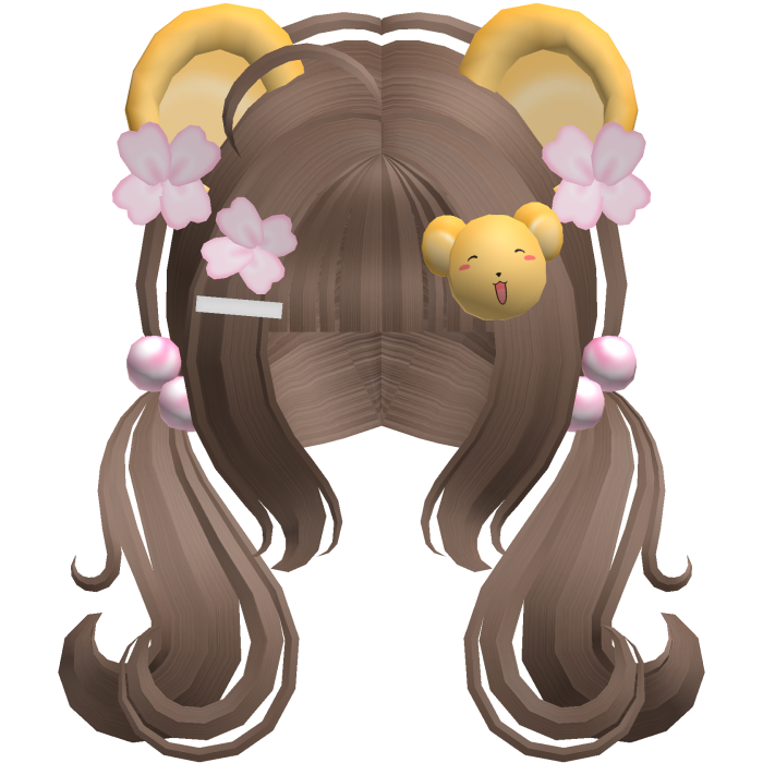 milktea whimsy kero chan cute hair w ears